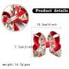 4inch back to school stacked hair bows,pencil hair bows