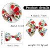 3pcs back to school ABC pencil grosgrain ribbon hair bow accessories