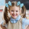 10Pcs Gingham Hair Bows Set, Plaid and Solid Grosgrain Ribbon Bow Clips for Girls, School Hair Accessories Pack 10Pcs Gingham Hair Bows Set, Plaid and Solid Grosgrain Ribbon Bow Clips for Girls, School Hair Accessories Pack
