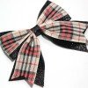 Christmas Plaid cheer Hair Bow Clips for Girls, Christmas Plaid cheer Hair Bow Clips for Girls,
