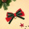 Christmas Velvet Hair Bow Clips with Bells, Holiday Party Headwear Hair Accessories Christmas Velvet Hair Bow Clips with Bells, Holiday Party Headwear Hair Accessories