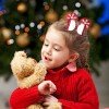 Christmas Hair Bow Clip Christmas Tree Glitter Hair Clips Christmas Hair Bow Clip Christmas Tree Glitter Hair Clips