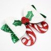 Christmas Hair Bow Clip Christmas Tree Glitter Hair Clips Christmas Hair Bow Clip Christmas Tree Glitter Hair Clips