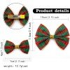 3pcs/set Christmas Hair Bow Clips Christmas Tartan Bow Set 3pcs/set Christmas Hair Bow Clips Christmas Tartan Bow Set
