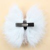 Winter Christmas Furry Hair Bows Clips Girls Christmas Glitter Velvet Furry Hair Clips Kids Happy New Year Hair Bow Accessories