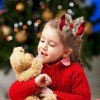 Christmas Hair Bow Clip Winter Santa Candy Cane Bows for Girls Christmas Tree Gingerbread Hair Clip Kids Hair Bow Accessories