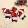 2pcs/set Santa Boots Bows Christmas Santa Boots Festival Hair Accessories for Girls Kids Red Santa Suit Bow for Winter 2pcs/set Santa Boots Bows Christmas Santa Boots Festival Hair Accessories for Girls Kids Red Santa Suit Bow for Winter