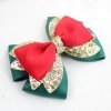 Christmas Glitter Hair Bow Clip Layered Glitter Bow Barrettes New Year Hair Bow for Girls Kids Hair Bow Accessories Christmas Glitter Hair Bow Clip Layered Glitter Bow Barrettes New Year Hair Bow for Girls Kids Hair Bow Accessories