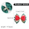 Christmas Glitter Hair Bow Clip Layered Glitter Bow Barrettes New Year Hair Bow for Girls Kids Hair Bow Accessories Christmas Glitter Hair Bow Clip Layered Glitter Bow Barrettes New Year Hair Bow for Girls Kids Hair Bow Accessories