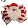 Christmas Hair Bow Clip Santa Bottle Cap Hair Bows Clip 551-600 Christmas Hair Bow Clip Santa Bottle Cap Hair Bows Clip 551-600