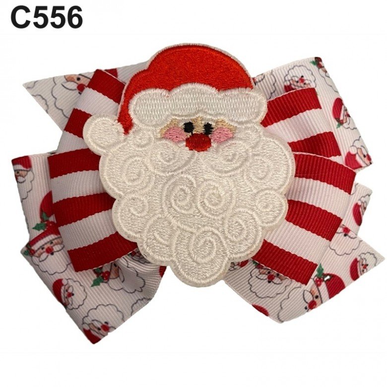 Christmas Hair Bow Clip Santa Bottle Cap Hair Bows Clip 551-600 Christmas Hair Bow Clip Santa Bottle Cap Hair Bows Clip 551-600