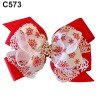 Christmas Hair Bow Clip Santa Bottle Cap Hair Bows Clip 551-600 Christmas Hair Bow Clip Santa Bottle Cap Hair Bows Clip 551-600