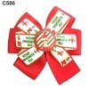 Christmas Hair Bow Clip Santa Bottle Cap Hair Bows Clip 551-600 Christmas Hair Bow Clip Santa Bottle Cap Hair Bows Clip 551-600