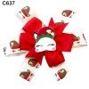 Christmas Hair Bow Clip Santa Bottle Cap Hair Bows Clip 601-650 Christmas Hair Bow Clip Santa Bottle Cap Hair Bows Clip 601-650