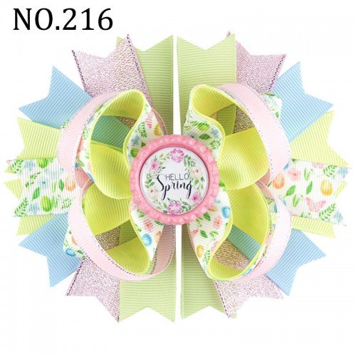 Easter Hair Bow, Easter Bow, Easter Egg Hair Bow, Easter Gift, Spring Hair Bow, 201-250