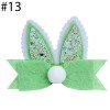 Easter Bunny Hair Bow Rabbit Hair Clip glitter girl hair accessories Easter Bunny Hair Bow Rabbit Hair Clip glitter girl hair accessories