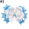 3.5'' loopy solid hair bow grosgrain ribbon bows