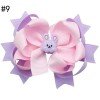 3.5'' loopy solid hair bow grosgrain ribbon bows