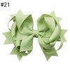 3.5'' loopy solid hair bow grosgrain ribbon bows