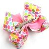 Easter Jojo Hair Bow Clips Colorful Egg Bow 