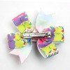 Easter Pinwheel Bunny Hair Bow Clips Colorful Egg Bow Chick Peep Hair Bow Clips Kids Festival Hair Accessories