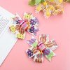 Easter Pinwheel Bunny Hair Bow Clips Colorful Egg Bow Chick Peep Hair Bow Clips Kids Festival Hair Accessories