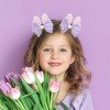 2pcs/set Spring Easter Festival Bunny Ear Hair Bow