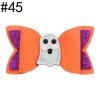 5'' GlitterHalloween Girls Ghost Hair Bow for Baby 5'' GlitterHalloween Girls Ghost Hair Bow for Baby