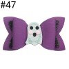 5'' GlitterHalloween Girls Ghost Hair Bow for Baby 5'' GlitterHalloween Girls Ghost Hair Bow for Baby