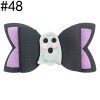 5'' GlitterHalloween Girls Ghost Hair Bow for Baby 5'' GlitterHalloween Girls Ghost Hair Bow for Baby