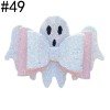 5'' GlitterHalloween Girls Ghost Hair Bow for Baby 5'' GlitterHalloween Girls Ghost Hair Bow for Baby