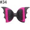 Glitter Bat Hair Bow Vampire hair clips Glitter Bat Hair Bow Vampire hair clips