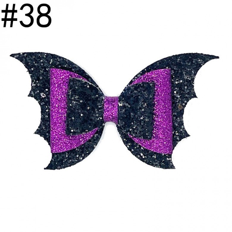 Glitter Bat Hair Bow Vampire hair clips Glitter Bat Hair Bow Vampire hair clips