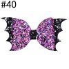 Glitter Bat Hair Bow Vampire hair clips Glitter Bat Hair Bow Vampire hair clips