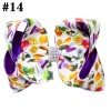 6'' halloween hair bows  ， halloween  jack sally hocus pocus  hair bows