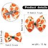 3pcs/set Fall Hair Bow Clip Pumpkin Check Hair Bows Clip 3pcs/set Fall Hair Bow Clip Pumpkin Check Hair Bows Clip