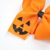 Halloween Pumpkin Hair Bow Clip , Halloween Ghost pink Purple Boutique Hair Accessories Halloween Pumpkin Hair Bow Clip , Halloween Ghost pink Purple Boutique Hair Accessories