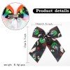 Joker & Poker Inspired Halloween Cheerleading Hair Bow Clip