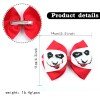 Joker & Poker Inspired Halloween Cheerleading Hair Bow Clip Joker & Poker Inspired Halloween Cheerleading Hair Bow Clip