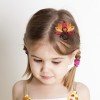 Thanksgiving Halloween Sculpture Hair Clip Turkey Fox Pumpkin Leaf Hair Clip for Little Girls Candy Corn Ghost Hair Accessorie