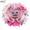 halloween Pumpkin Spider Pattern hair bows 401-450 halloween Pumpkin Spider Pattern hair bows 401-450