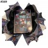 halloween Pumpkin Spider Pattern hair bows 501-550 halloween Pumpkin Spider Pattern hair bows 501-550
