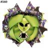halloween Pumpkin Spider Pattern hair bows halloween Pumpkin Spider Pattern hair bows