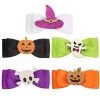 Halloween  bow clips  kids hair bow clips hair accessories Ghost Spider Pumpkin Hair Clips