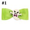 Halloween  bow clips  kids hair bow clips hair accessories Ghost Spider Pumpkin Hair Clips