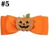 Halloween  bow clips  kids hair bow clips hair accessories Ghost Spider Pumpkin Hair Clips