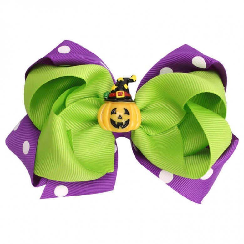 Halloween polka Hair bow clips spider hair bow glitter Pumpkin Hair Bow kids Hair bow clips Halloween polka Hair bow clips spider hair bow glitter Pumpkin Hair Bow kids Hair bow clips