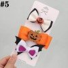Halloween Bows girl Hair Clips Cartoon pumkin Bow Hairgrips bat hair clips