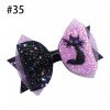 Girls Halloween Mini Two Layers Chunky Glitter Hair Bow Clips with Pumpkin Spider Ghost Resin 1-30 Girls Halloween Mini Two Layers Chunky Glitter Hair Bow Clips with Pumpkin Spider Ghost Resin 1-30