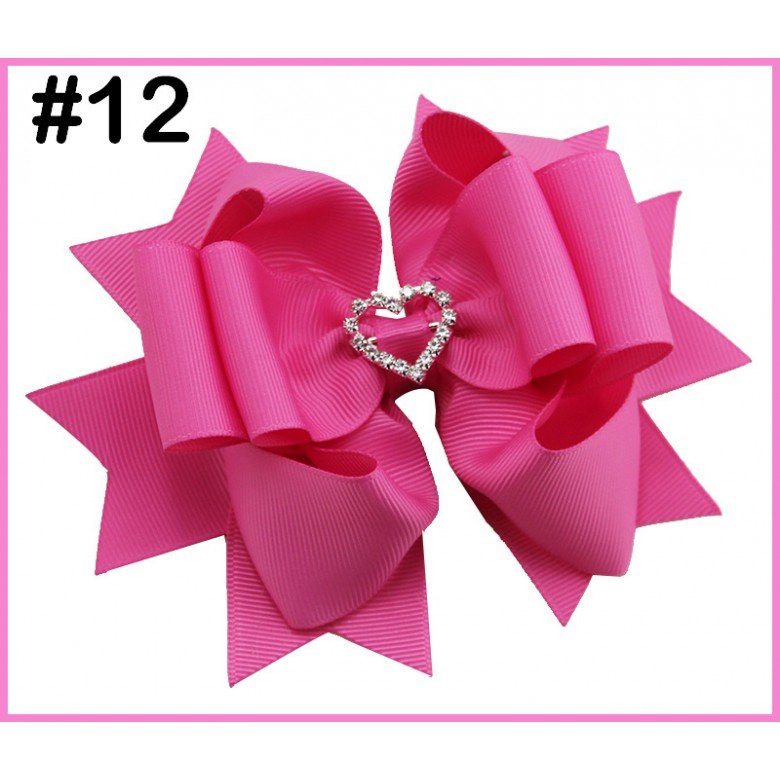 5-5.5'' rhinestones valentine's layered hair bows solid diamond big hair bows girl hair accessories with clips valentine's day hair clips 5-5.5'' rhinestones valentine's layered hair bows solid diamond big hair bows girl hair accessories with clips valentine's day hair clips